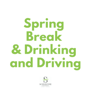 Spring break drinking and driving